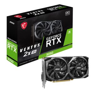 MSI GeForce RTX 3050 Ventus OC 8GB GDDR6 – Tarjeta de Video Gamer