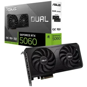 ASUS GeForce RTX 5060 Dual OC 8GB GDDR6 – Tarjeta de Video